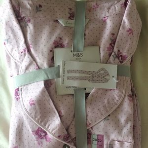 NWT Pink floral pajamas